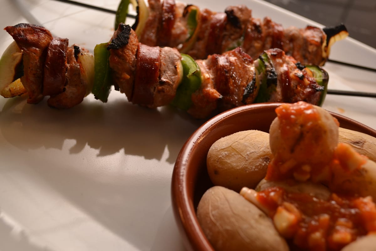 Portweinfilet Chorizo Spieße